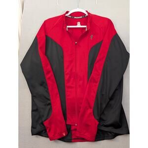 Specialized RBX Cycling Jacket Men’s 2XL Red Black Full Zip Performance Bike